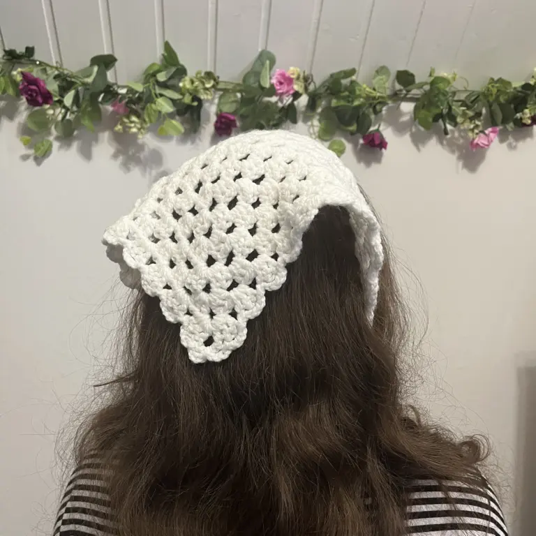 Boho Bandana häkeln – Schritt für Schritt Anleitung Anfänger