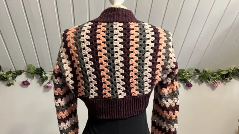 Bollero häkeln leicht gemacht – aus nur einem Granny-Rechteck