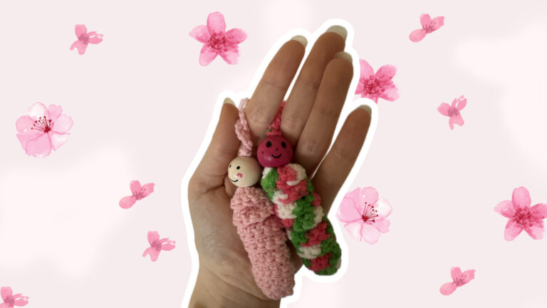 🪱 Glückswürmchen häkeln – kleine Freunde mit großer Wirkung