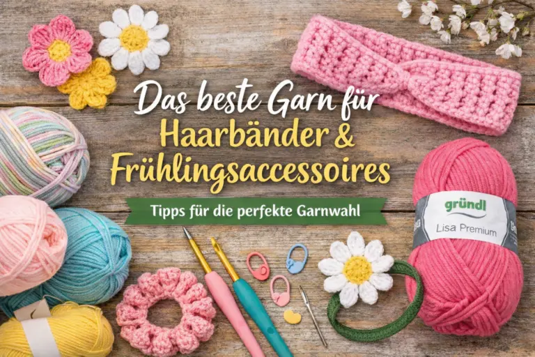 Die besten Garne für Haarbänder, Blumen & Frühlingsaccessoires – So findest du das perfekte Häkelgarn